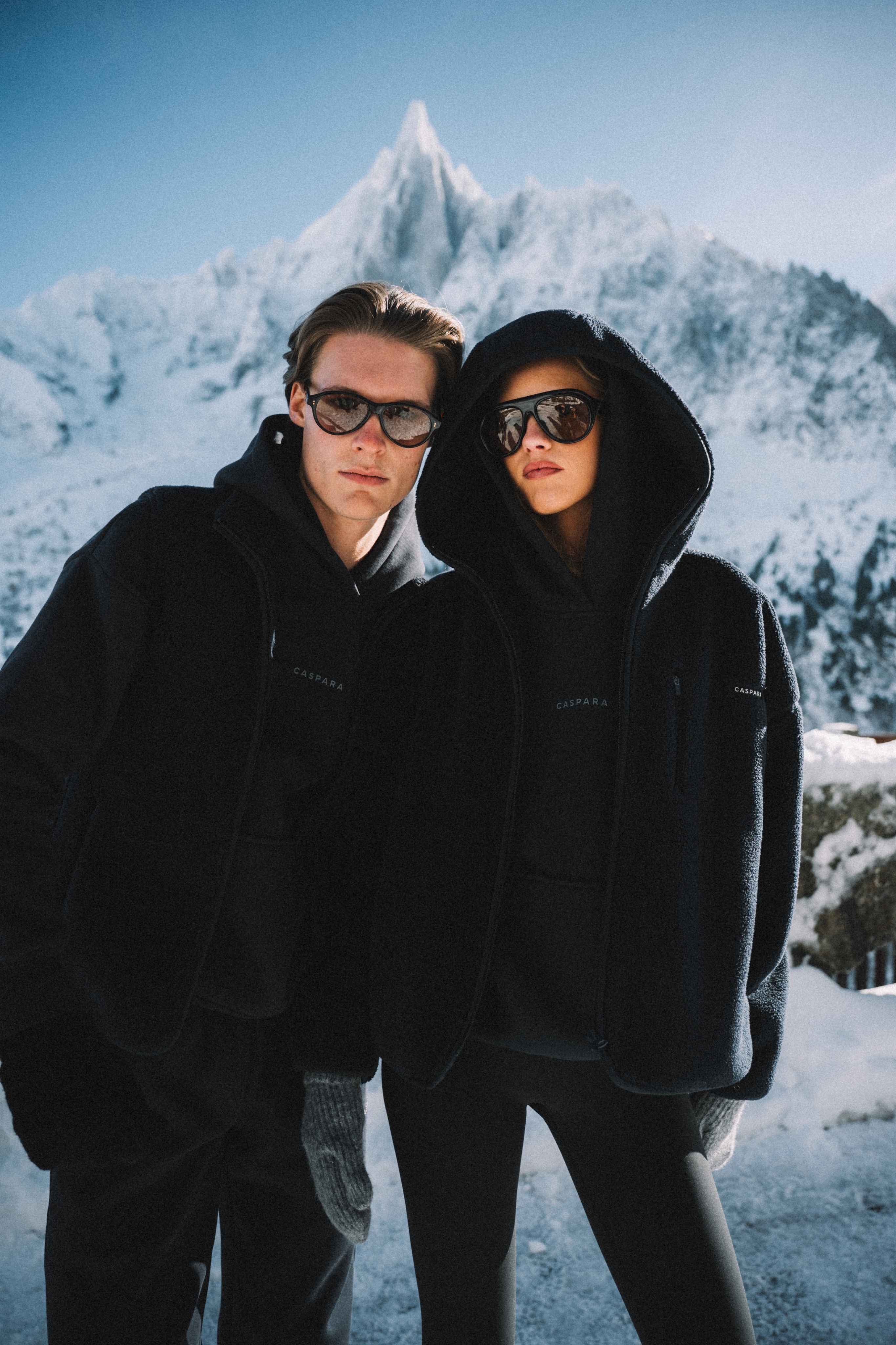 W. Cloudfleece™ Jacket w. hood - Navy